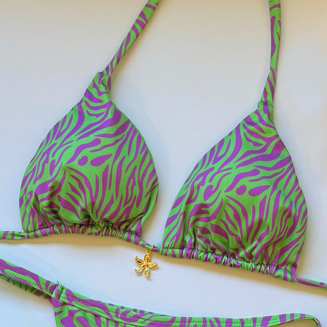 Bikini Zebra Green
